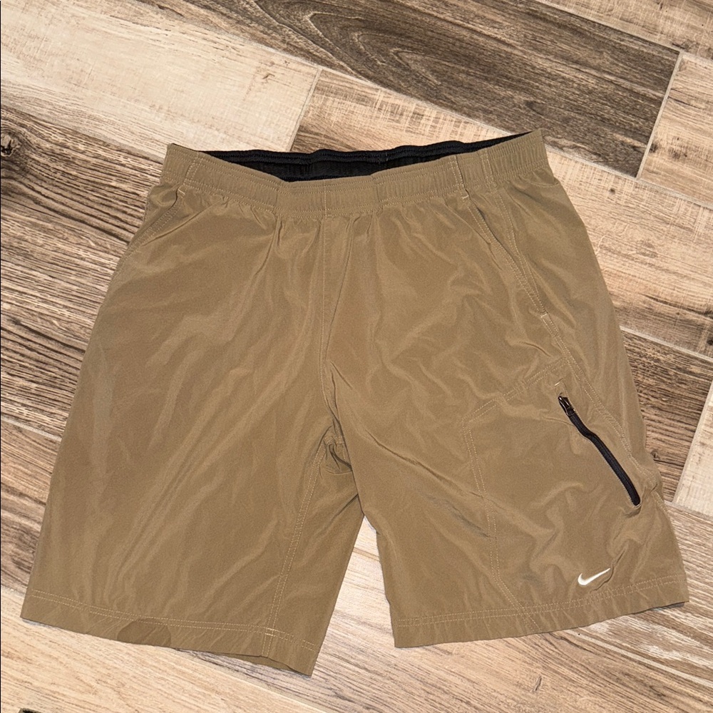 Nike Men's Tan Brown Athletic Shorts XL EUC